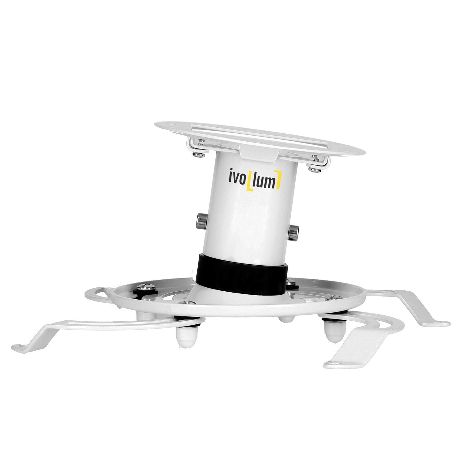 schwarz Luxburg® Universal Projektor Deckenhalterung Kit bis 15 kg belastbar 30° Neigung 